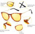 TJUTR Polarised Night Driving Glasses for Driving Women and Men Yellow Night Vision Anti-Glare Glasses - UV400