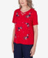 Фото #3 товара Petite All American Embroidered Stars Top