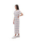 ფოტო #3 პროდუქტის Women's Phoena Stripe T-Shirt Dress