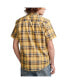ფოტო #2 პროდუქტის Men's Plaid Workwear Short Sleeve Shirt
