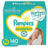 Фото #1 товара Pampers Swaddlers Diapers Enormous Pack - Size 0 - 140ct