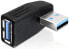 Delock USB 3.0 M/F - USB 3.0 - USB 3.0 - Black