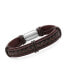 ფოტო #3 პროდუქტის Men's Leather String Design Bracelet