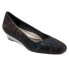 Фото #2 товара Trotters Lauren T1110-095 Womens Black Extra Narrow Loafer Flats Shoes 7