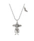 Фото #1 товара Harry Potter dobby House Elf and Sock Silver Plated Necklace, 18"