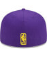 Фото #5 товара Men's Purple Los Angeles Lakers Camo Undervisor Laurels 59FIFTY Fitted Hat