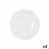 Фото #2 товара Плоская тарелка Bidasoa Glacial Кафе 100-180 ml Белый Керамика (12 штук) (Pack 12x)
