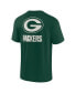 Фото #3 товара Men's and Women's Green Green Bay Packers Super Soft Short Sleeve T-shirt