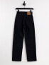 Levi's ribcage ankle jeans in black Black Sprout, W29 L29 - фото #3