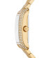 Women's Emery Three-Hand Gold-Tone Stainless Steel Watch 33 x 27mm