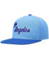 Фото #2 товара Men's Powder Blue, Royal Los Angeles Lakers Hardwood Classics Core Side Snapback Hat