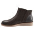 Фото #4 товара Softwalk Wesley S1963-049 Womens Brown Narrow Leather Ankle & Booties Boots