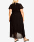 Plus Size Glam V-neck Jumpsuit