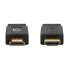 Manhattan HDMI Cable with Ethernet (Flat) - 4K@60Hz (Premium High Speed) - 2m - Male to Male - Black - Ultra HD 4k x 2k - Fully Shielded - Gold Plated Contacts - Lifetime Warranty - Polybag - 2 m - HDMI Type A (Standard) - HDMI Type A (Standard) - 18 Gbit/s - Audio
