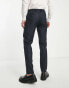 Фото #2 товара ONLY & SONS slim fit suit trouser in dark navy