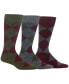 Ralph Lauren Men's Socks, Dress Argyle Crew 3 Pack Socks