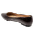 Фото #5 товара Trotters Estee T1556-619 Womens Burgundy Wide Leather Ballet Flats Shoes 8