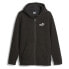Puma Essential Elevated Sherpa FullZip Hoodie Mens Black Casual Outerwear 675984
