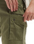 ADPT wide fit cargo short in khaki