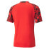 Puma Ofb Prematch Crew Neck Short Sleeve Soccer Jersey Mens Red 76783701