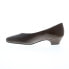 Фото #5 товара Capps Sail Pump Low Heel 90232-A Womens Brown Leather Pumps Heels Shoes