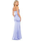 Фото #2 товара Women's Satin Ruched Gown