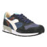 Фото #2 товара Diadora Trident 90 Suede Sw Lace Up Mens Grey Sneakers Casual Shoes 176585-7509