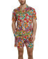 Фото #1 товара Men's Regular-Fit Floral-Print Shorts