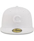 Men's Chicago Cubs White on White 59FIFTY Fitted Hat