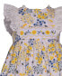 ფოტო #3 პროდუქტის Baby Girls Sleeveless Smocked Bee Print Dress