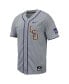 Фото #2 товара Men's Gray LSU Tigers Replica Full-Button Baseball Jersey