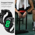 Фото #7 товара Аксессуар для умных часов Spigen Ремешок Spigen Rugged Armor Pro для Samsung Galaxy Watch 4 44 мм Черно-серый