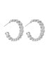 ფოტო #1 პროდუქტის Chain Link Hoop Earrings