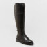 Women's Sienna Tall Dress Boots - A New Day Black 7