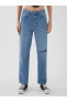 Фото #6 товара LCW Jeans Yüksek Bel Standart Fit Kadın Jean Pantolon
