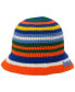 Men's Striped Crochet Bucket Hat