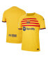 Men's Yellow Barcelona 2022/23 Fourth Vapor Match Authentic Jersey