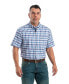 Men's Long Foreman Flex Short Sleeve Button Down Shirt