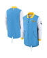 Фото #1 товара Men's Powder Blue Milwaukee Brewers Authentic Collection City Connect Full-Zip Dugout Jacket