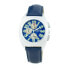 Фото #1 товара Мужские наручные часы с синим кожаным ремешком Chronotech CT7338-03 ( 40 mm)