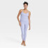 Women's Rib Full Length Bodysuit - All in Motion Lilac Purple XL