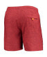 Фото #4 товара Men's Red Atlanta Falcons Naples Layered Leaves Swim Trunks