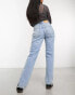 Cotton:On straight leg jeans in blue колокольчики синие, 32 - фото #10