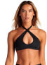 Фото #1 товара Vitamin A Women's 182972 Camila Cross Neck Halter Bikini Top Swimwear Size M