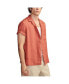 ფოტო #3 პროდუქტის Men's Linen Camp Collar Short Sleeve Shirt