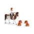 Фото #8 товара Schleich Horse Club Hannah’s Western riding set - 5 yr(s) - Multicolor - 12 yr(s) - 2 pc(s) - Not for children under 36 months - 250 mm