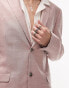 Фото #8 товара Topman super skinny two button wedding suit jacket in pink