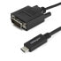 Фото #2 товара StarTech.com 6.6 ft. (2m) USB-C to DVI Cable - 1920 x 1200 - Black - 2 m - USB Type-C - DVI-D - Male - Male - Straight
