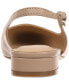 Фото #3 товара Women's Avril Capped-Toe Slingback Flats, Created for Macy's