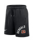 Men's Black Cincinnati Bengals Arched Kicker Shorts